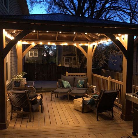 Alibaba.com offers 14,190 pergola roof products. New Costco Yardistry gazebo on our new deck with LED ...