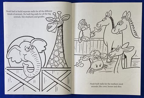 When people became evil, god decided to wash the world clean. COLORING BOOK - Noah's Ark Coloring & Activity Book - 0491 ...