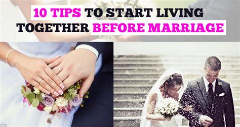 Tips To Start Living Together Before Marriage Ghpage