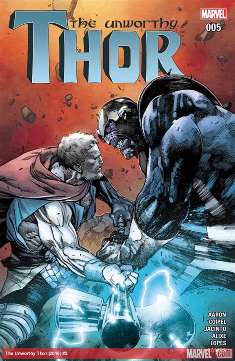 The Unworthy Thor 2016 5 Comic Issues Marvel