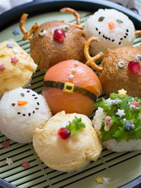 Christmas Sushi Balls Temarizushi Chopstick Chronicles