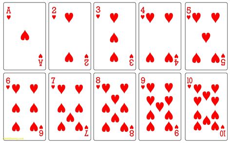 Print Playing Cards 13 Vector Playing Card Template Images Free