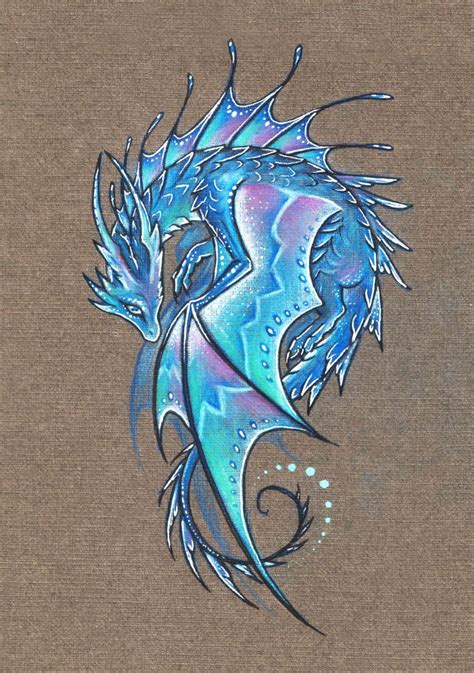 Lunar Water Dragon Art Print By Alviaalcedo X Small Obras De Arte
