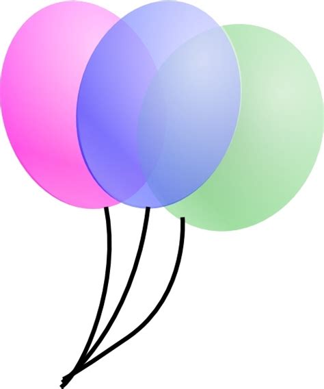 Balloons Clip Art Free Vector In Open Office Drawing Svg Svg