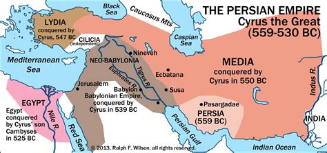 Persian Empire Under Cyrus The Great 559 530 Bc Mystery Of History