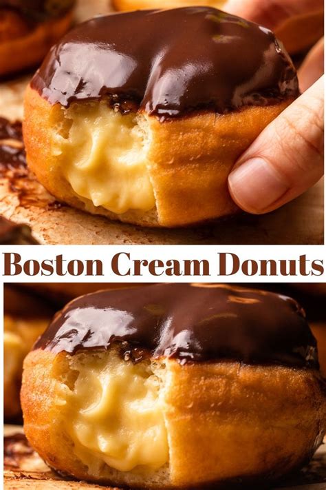 Boston Cream Doughnuts Baker By Nature Recipe Dessert Recipes