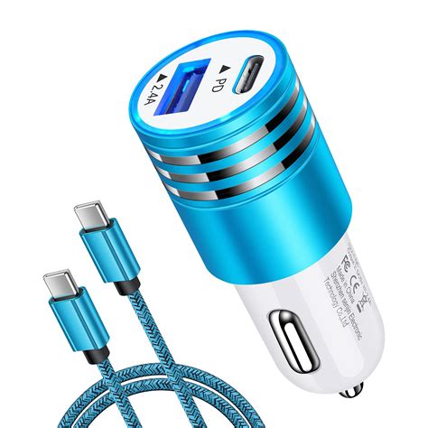 Buy Fast Charger Pd Car Charger Block 30w Car Plugusb C To C Fast