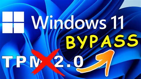 Bypass Windows 11 Tpm 2 0 Install Windows 11 Without Tpm Chip