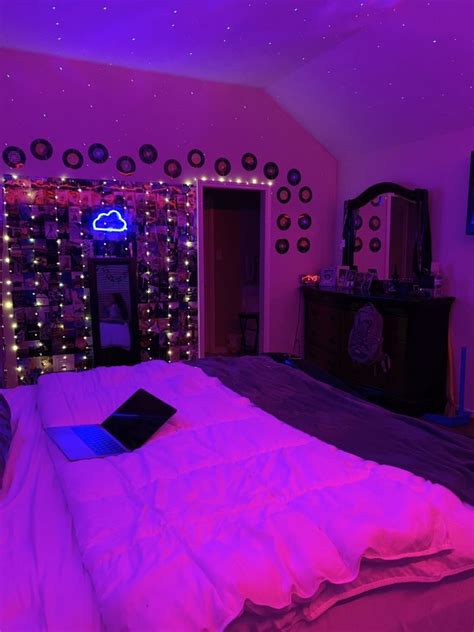 vibey vsco aesthetic inspo⚡️ ️ neon room room inspiration bedroom room design bedroom