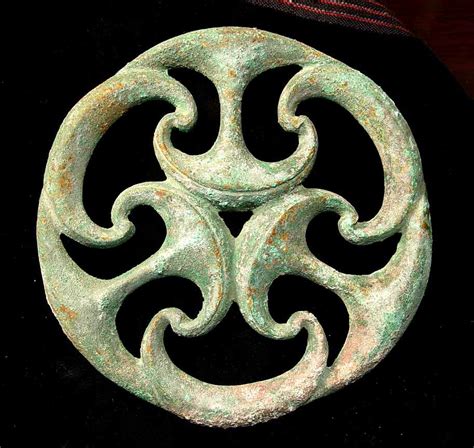 Choice Celtic Chariot Ornament C 1st 3rd Century Ad Large Bronze