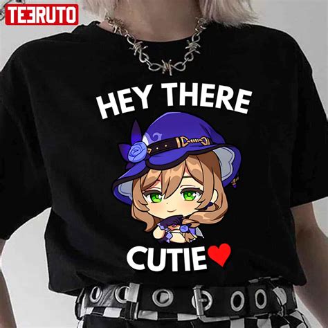 Lisa Hey There Cutie Genshin Impact Unisex T Shirt Teeruto