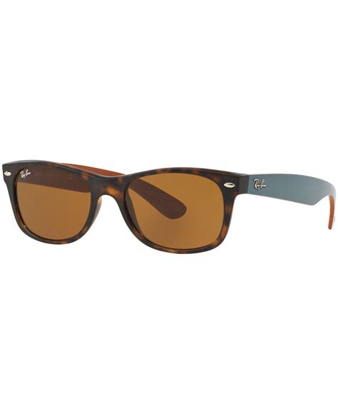 Lyst Ray Ban Sunglasses Rb2132 52 New Wayfarer In Brown For Men