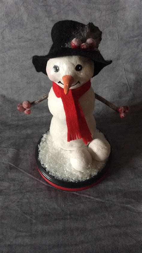 Creative Paperclay® Air Dry Modeling Material How To Make A Snowman