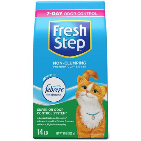 Fresh Step Premium Scented Non Clumping Cat Litter 14 Lb