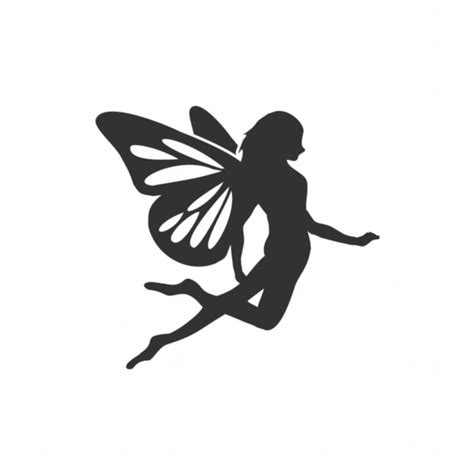 Poster Of Flying Fairy Silhouette Poster Printmeposter Mousepad