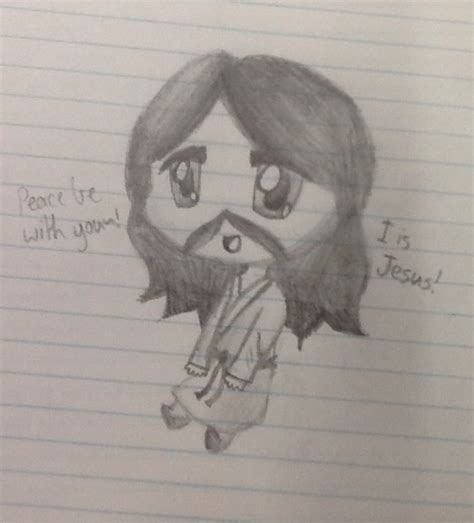 Chibi Jesus Xd Drawing By Souleater Dragoart
