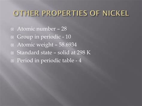 Ppt Nickel By Grayson Powerpoint Presentation Id5055415