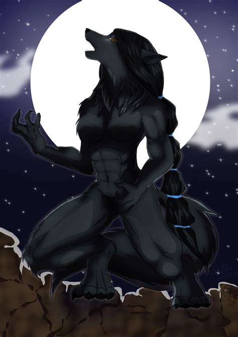 Woman Werewolf By Jeyrablue On Deviantart