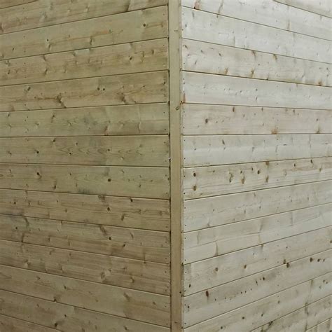 10 X 5 Warwick Shiplap Pressure Treated Pent Shed Shedsfirst