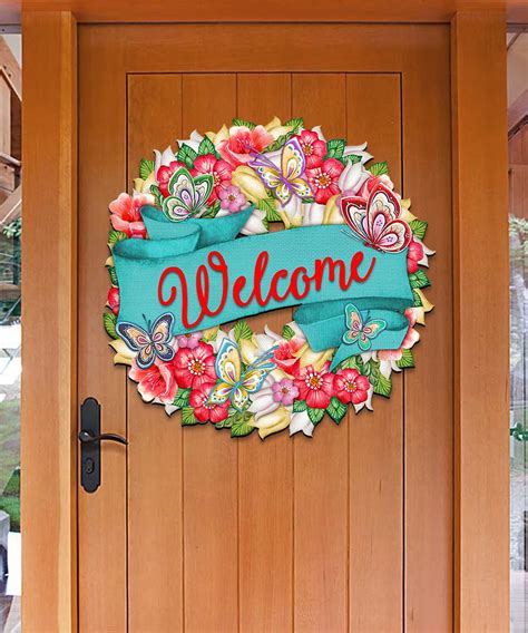Welcome Sign Welcome Home Sign Front Door Decor Front Etsy