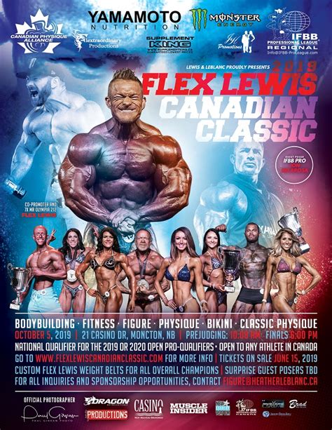 2019 The Flex Lewis Canadian Classic Cpa Bodybuilding Physique