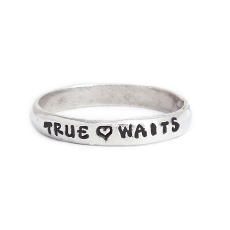 Purity Ring For Girls Personalized Single Size 85
