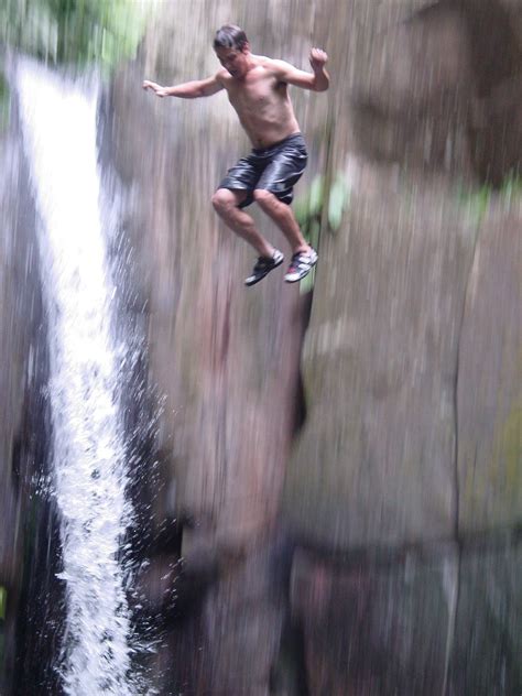 Free Waterfall Jumping 1 Stock Photo