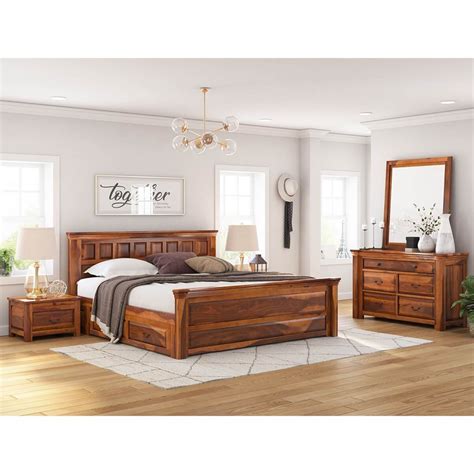 Solid Wood Bedroom Set Eight Hour Studio