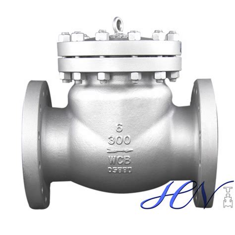 Sump Pump Flanged Carbon Steel Wcb Swing Check Valve From China