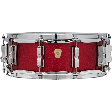 Ludwig Classic Maple Snare Drum 14 X 5 In Red Sparkle