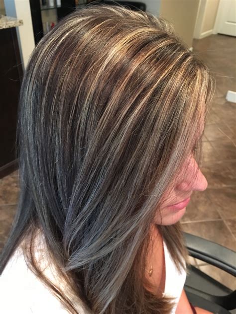 Blonde Highlights on Brown Hair