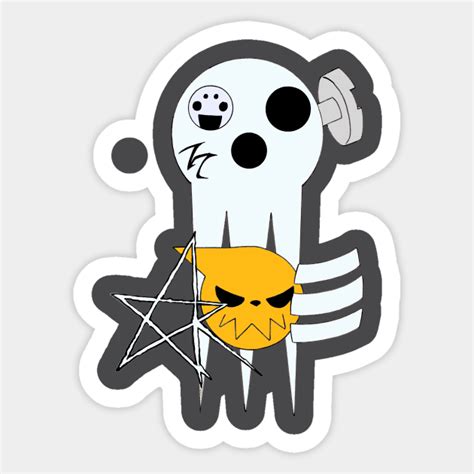 Soul Eater Logo Sticker By Pixeljourney Ubicaciondepersonascdmxgobmx