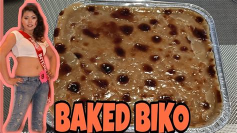 BAKED BIKO RECIPE BIBINGKANG MALAGKIT BUDGET MEAL YouTube