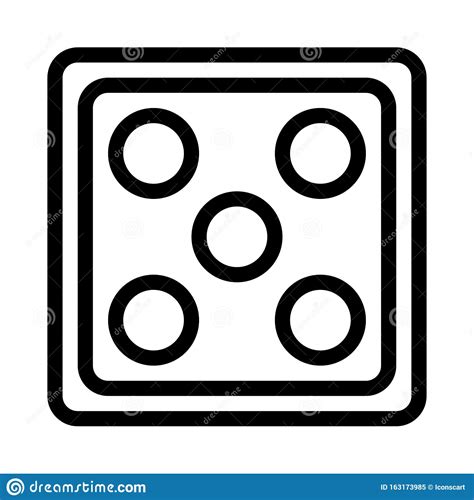 The origin of this grid is positioned in the top left corner at coordinate (0,0). Ludo vector thin line icon stock vector. Illustration of ...