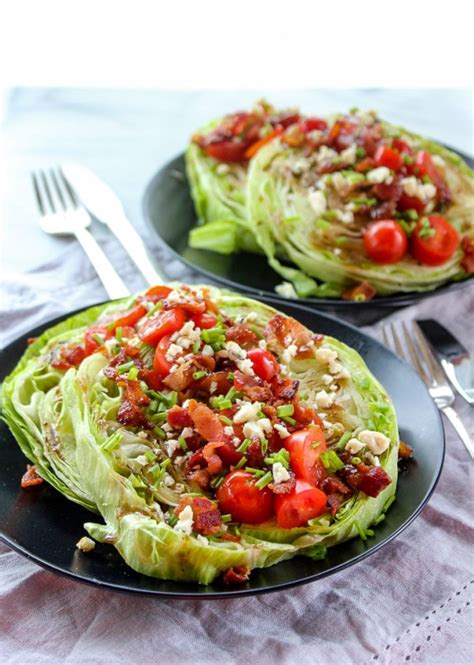 Tangy, crunchy, creamy and savory flavors are. Steakhouse Wedge Salad with a Twist - Lisa's Dinnertime ...