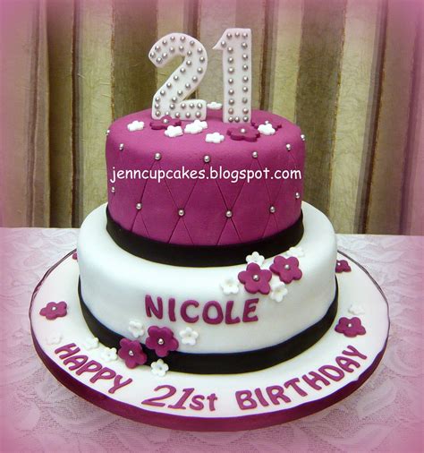 Happy Birthday Nicole Happy Birthday Nicole 21st Bday Cake Happy 21st Birthday