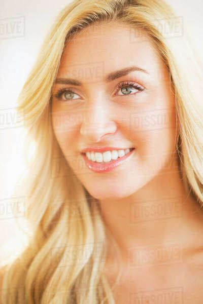 Portrait Of Teenage Girl Smiling Stock Photo Dissolve