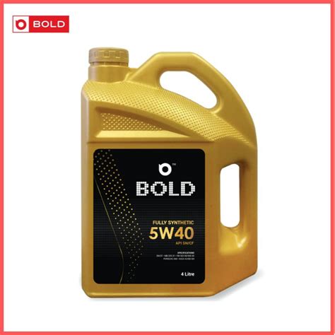 East Malaysia Bold 5w40 4l Fully Synthetic Engine Oil Lubricant 5w 40