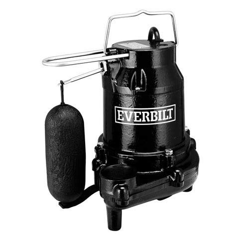 Everbilt 12 Hp Cast Iron Sump Pump Hds50 The Home Depot