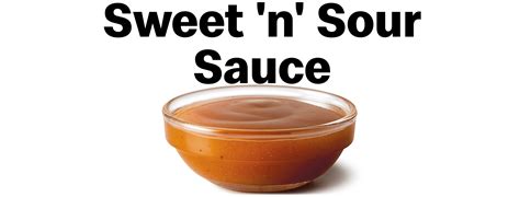 Sweet And Sour Sauce Side Menu Mcdonalds Au