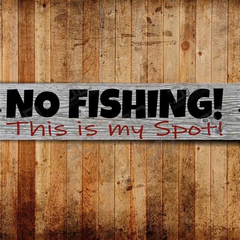 Funny Fishing Signs Etsy