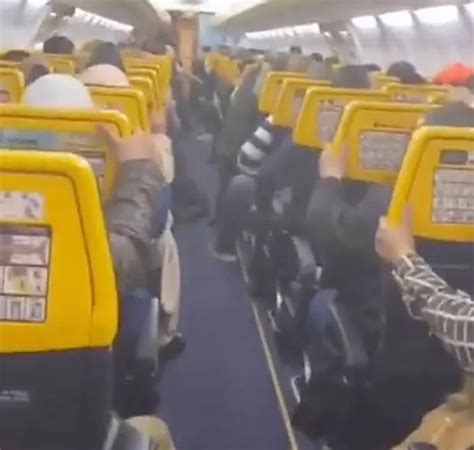 Crying Ryanair Passengers Vomit In Seats As Storm Dennis Turbulence Rocks Flight Daily Star