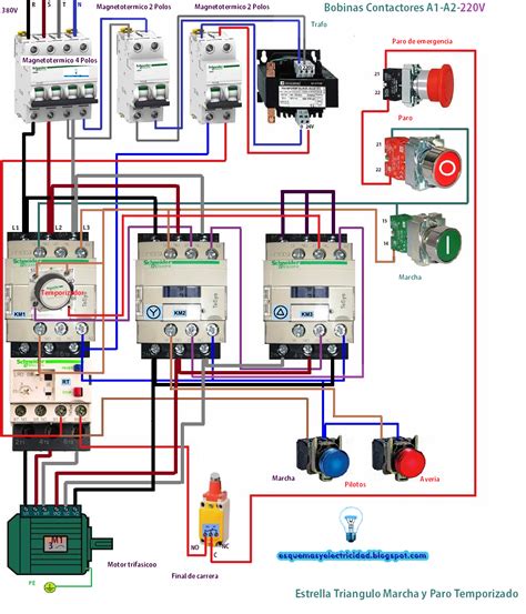 3 Phase Contactor Wiring Diagram A1 A2