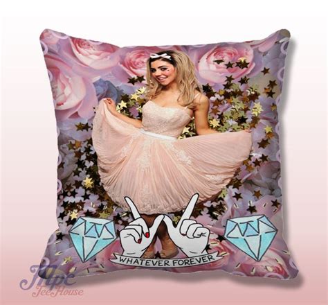 Marina And The Diamond Floral Throw Pillow Cover Mpcteehouse 80s