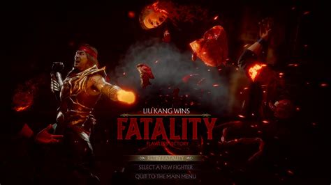 Mortal Kombat 11 Liu Kang Fatalities Youtube