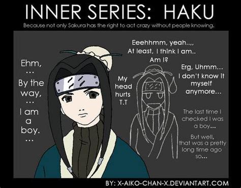 Naruto Photo Inner Haku Naruto Naruto Funny Naruto Comic