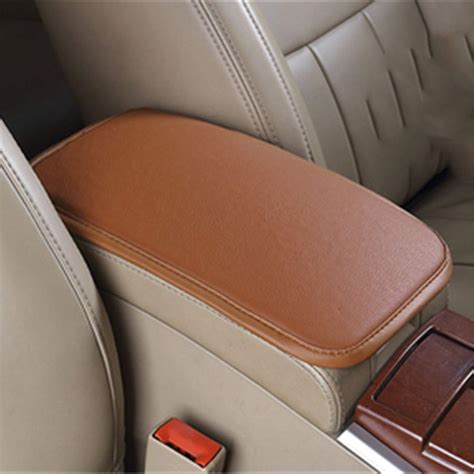 Lkxharleya Car Center Console Cover Universal Car Armrest Cover Pu Leather Auto