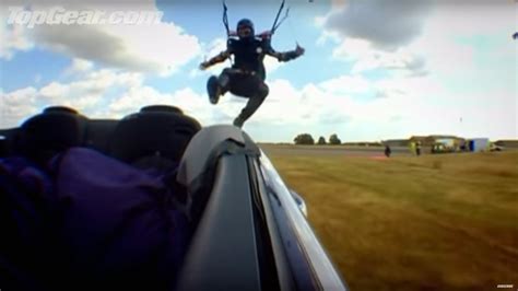 Parachute Into Car Challenge Top Gear Youtube