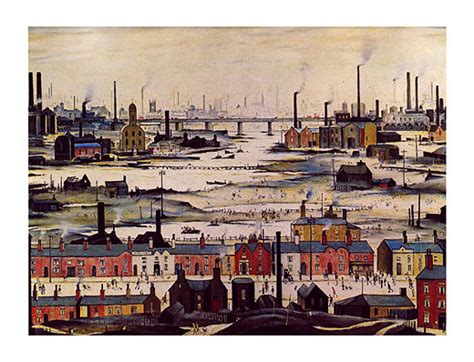 Lowry spent almost his entire working life as a rent collector. contextual: LS Lowry