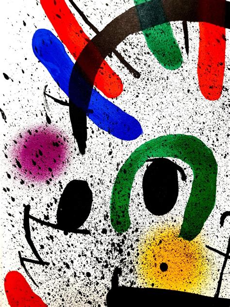 Joan Miró Joan Miro Original Abstract Lithograph At 1stdibs